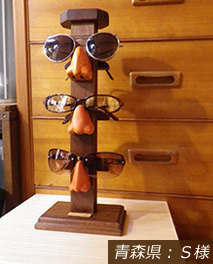 鼻メガネスタンド　レビューフォト　愛知県S様