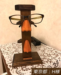 鼻メガネスタンド　レビューフォト　東京都H様