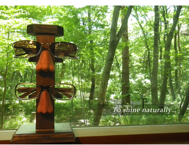 鼻メガネスタンド２段タイプ