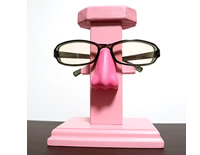 鼻メガネスタンド・１段タイプ・ピンク